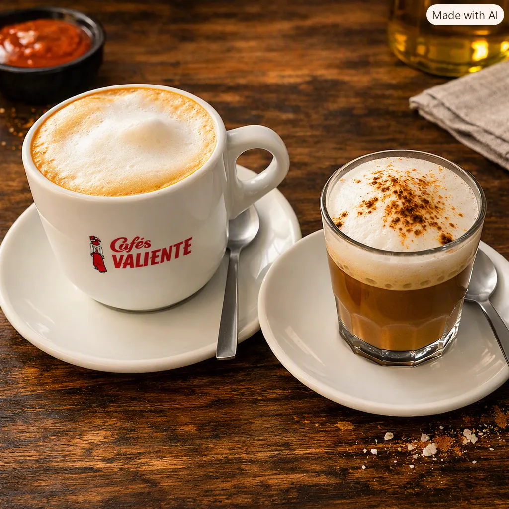 Cafés con leche servidos en ViValia